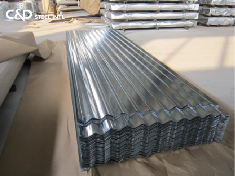 Corrugated Metal Wainscoting Panel